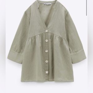 Zara Linen Blouse